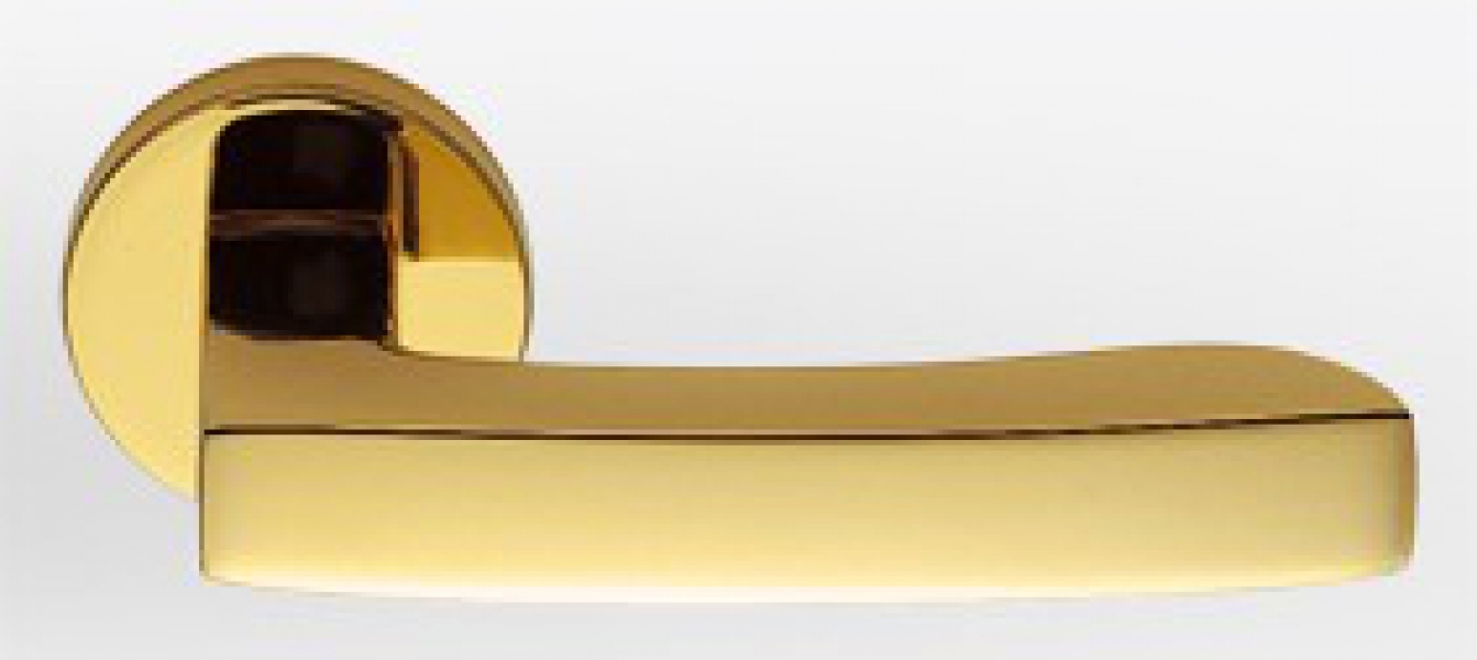Дверные ручки модели Viola полированное золото