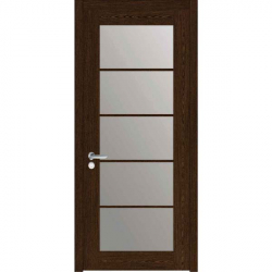 Двери межкомнатные Glass Wood 01 дуб серый